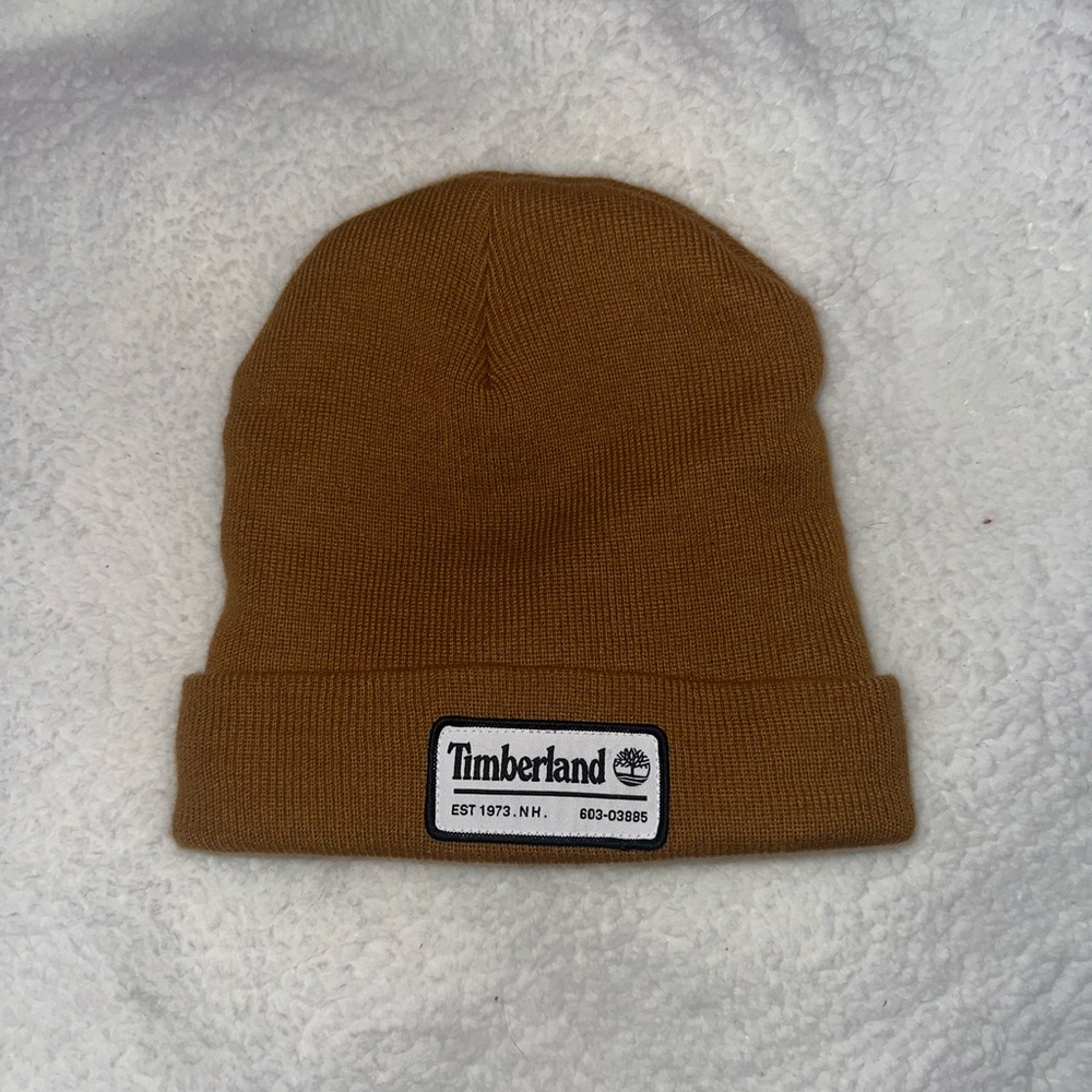 Timberland Men's Tan Knit Hat